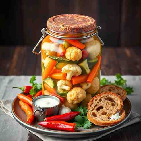 Mauritian Achard - Spicy Pickled Vegetables Recipe